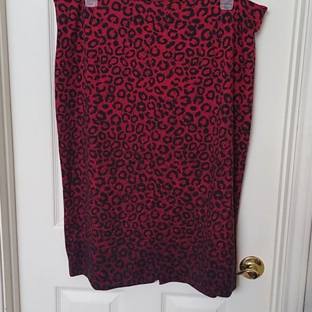 Ombre Cheers print skirt